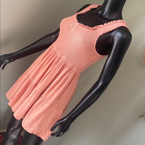 Mine Casual Pink Ruffled Dress - Picture 5 of 13